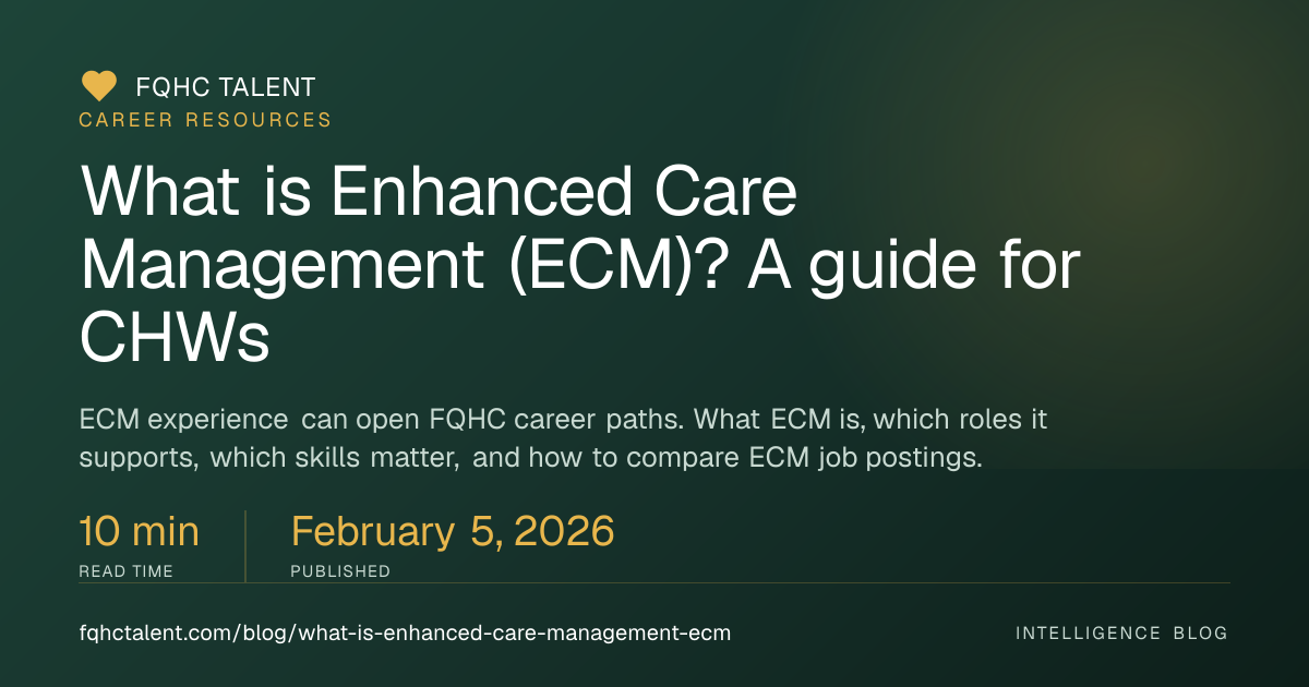 What Is Enhanced Care Management (ECM)? A Career Guide for Community ...