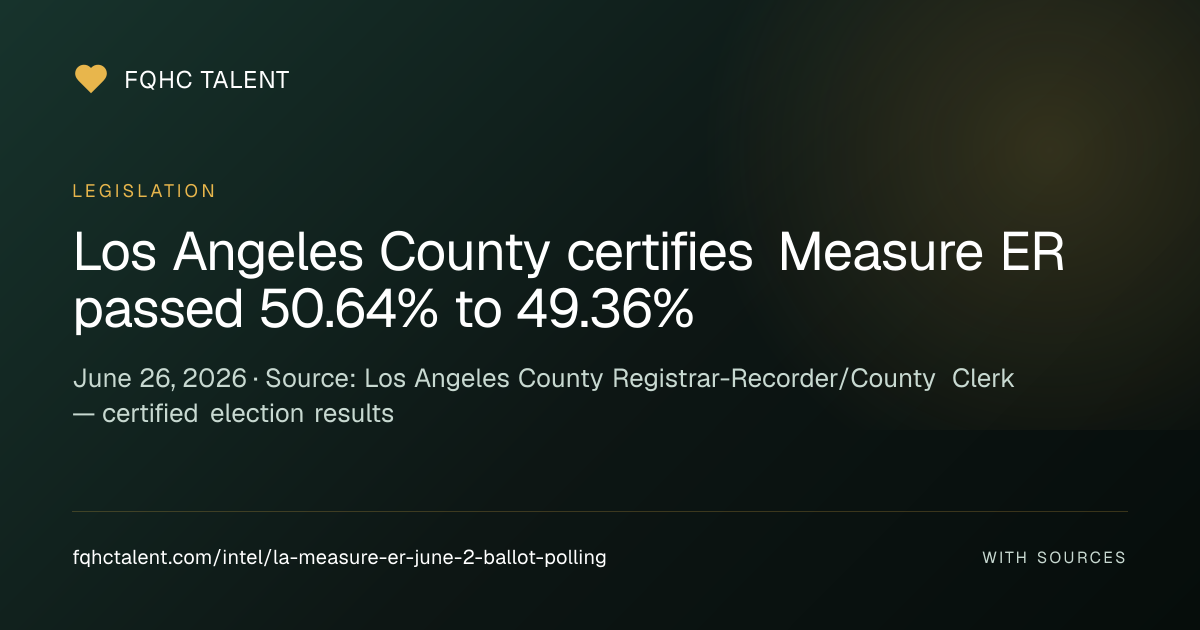AltaMed Health Services: LA Measure ER on June 2 Ballot — $1B/Year ...