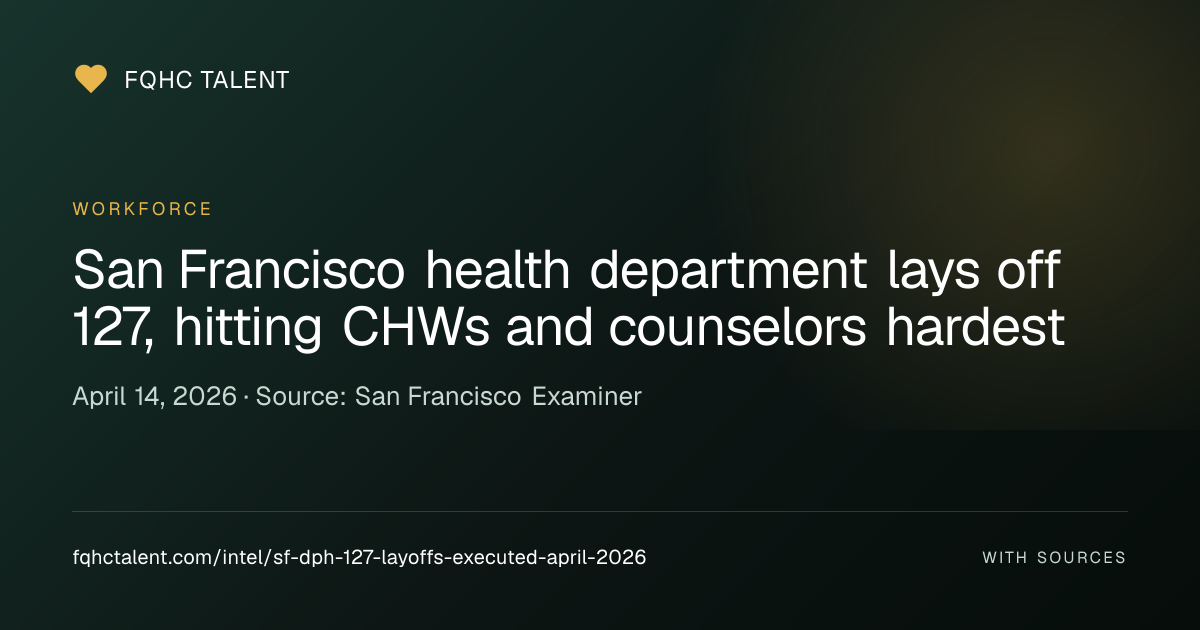 Asian Health Services: San Francisco DPH Executes 127 Layoffs as $40M ...