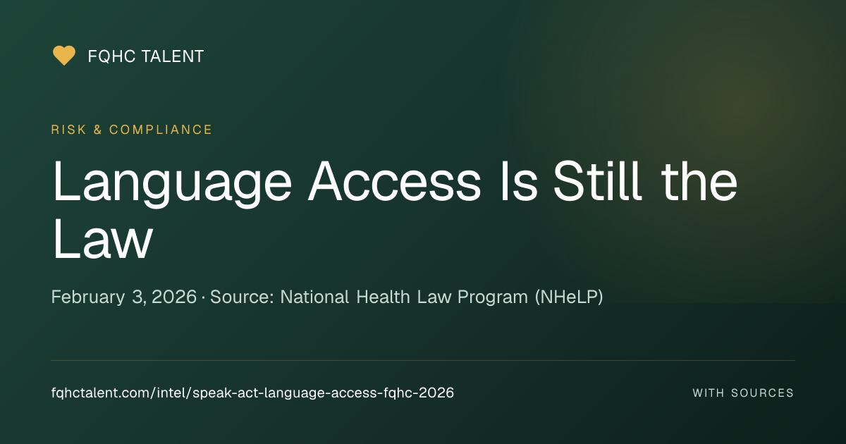 Language Access Is Still the Law — the SPEAK Act + Section 1557 Bind ...